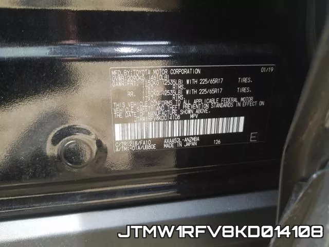 JTMW1RFV8KD014108 фото 2