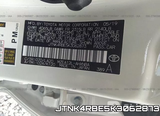 JTNK4RBE5K3062873 фото 10