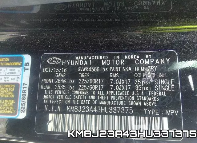 KM8J23A43HU337375 фото 10