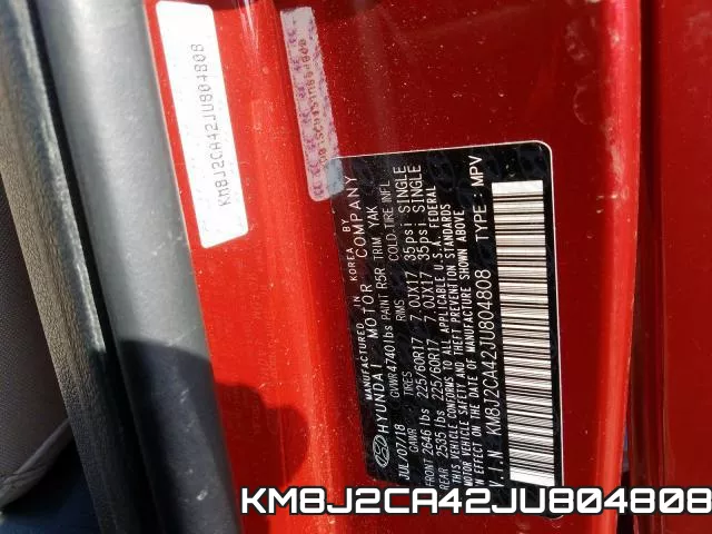 KM8J2CA42JU804808 фото 2