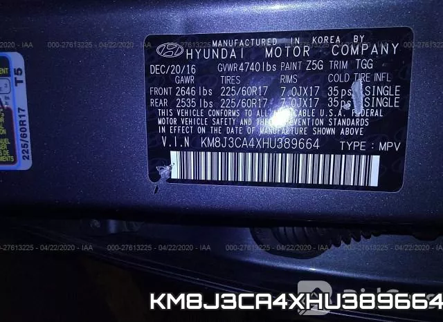 KM8J3CA4XHU389664 фото 10
