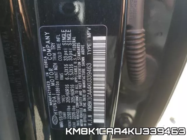 KM8K1CAA4KU339463 фото 2