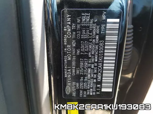 KM8K2CAA1KU193083 фото 2