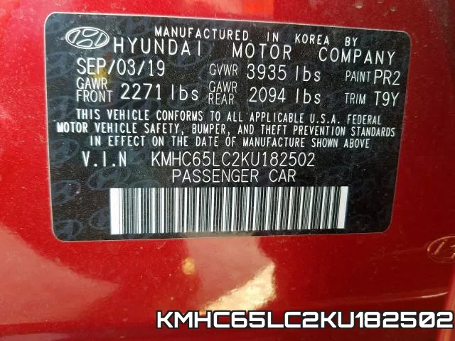 KMHC65LC2KU182502 фото 2