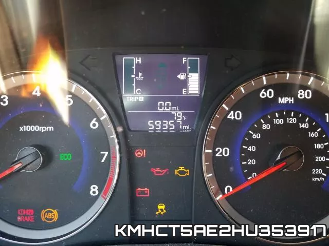 KMHCT5AE2HU353917 фото 9