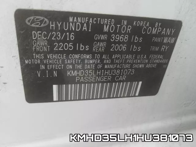 KMHD35LH1HU381073 фото 2