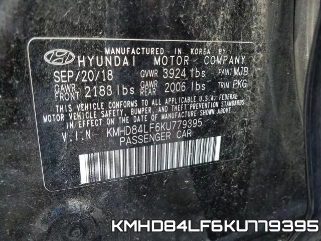 KMHD84LF6KU779395 фото 2