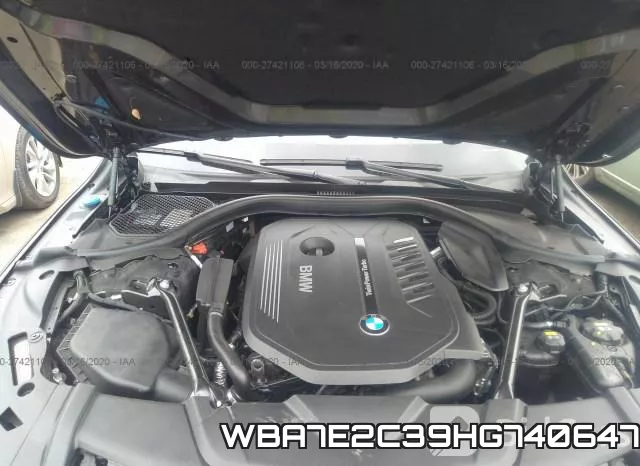 WBA7E2C39HG740647 фото 2