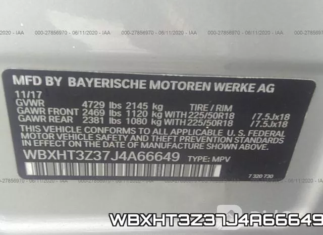 WBXHT3Z37J4A66649 фото 10