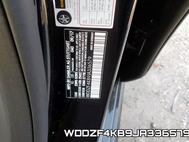 WDDZF4KB9JA336579 фото 2