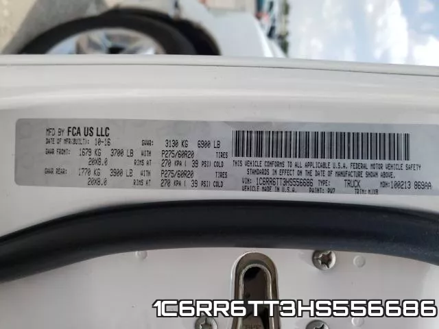1C6RR6TT3HS556686 фото 2