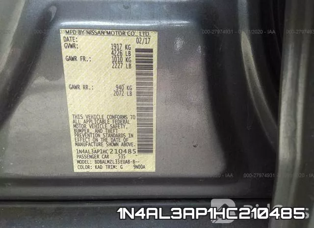 1N4AL3AP1HC210485 фото 10