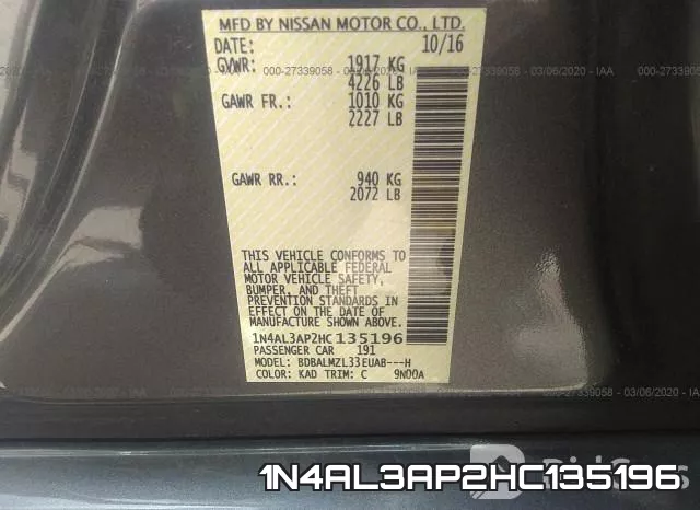 1N4AL3AP2HC135196 фото 10