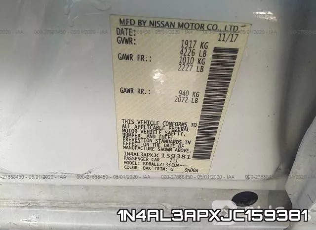 1N4AL3APXJC159381 фото 10