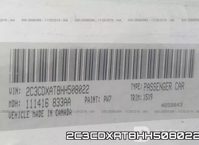 2C3CDXAT8HH508022 фото 10