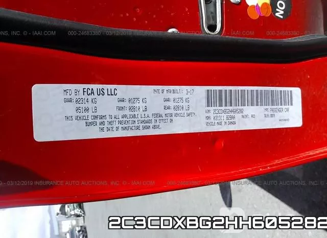 2C3CDXBG2HH605282 фото 10