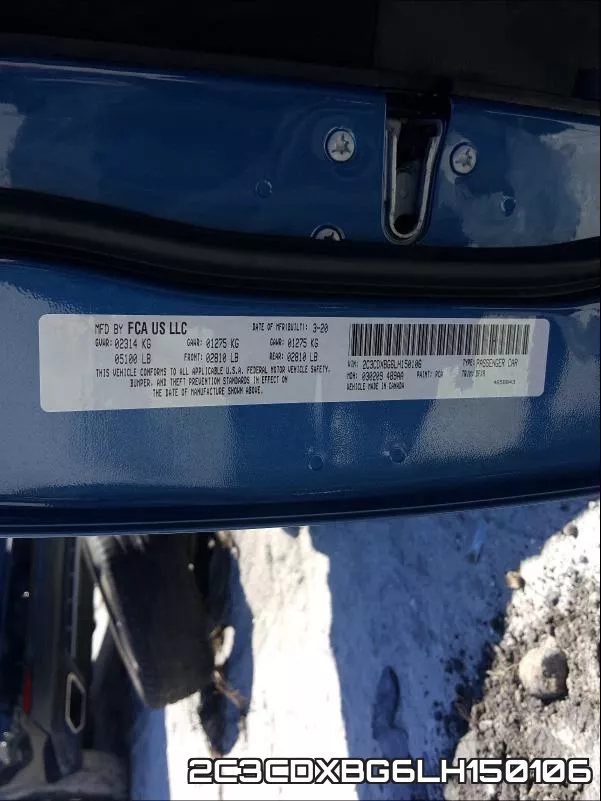 2C3CDXBG6LH150106 фото 2