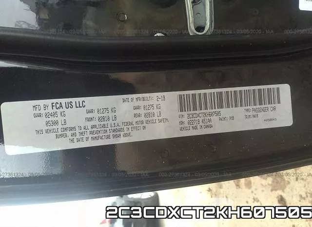 2C3CDXCT2KH607505 фото 10