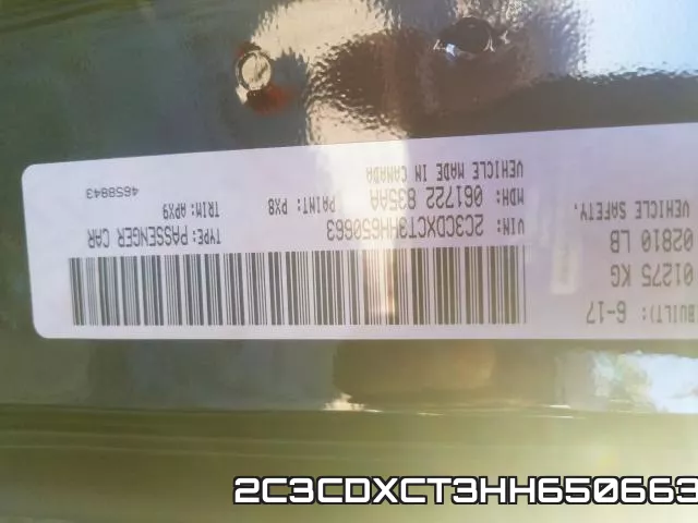 2C3CDXCT3HH650663 фото 2