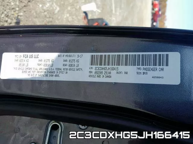 2C3CDXHG5JH166415 фото 2