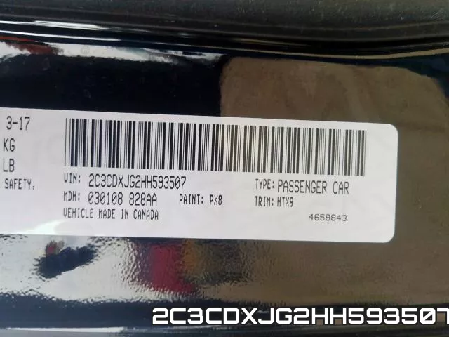 2C3CDXJG2HH593507 фото 2