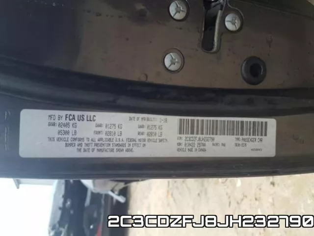 2C3CDZFJ8JH232790 фото 2
