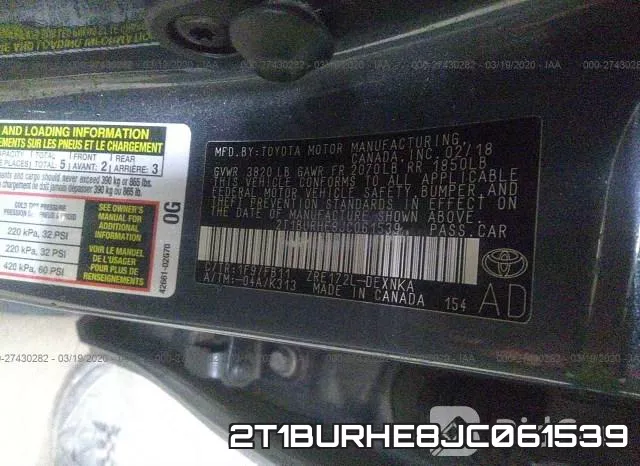 2T1BURHE8JC061539 фото 10