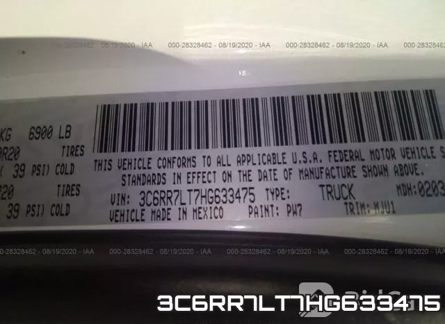 3C6RR7LT7HG633475 фото 10