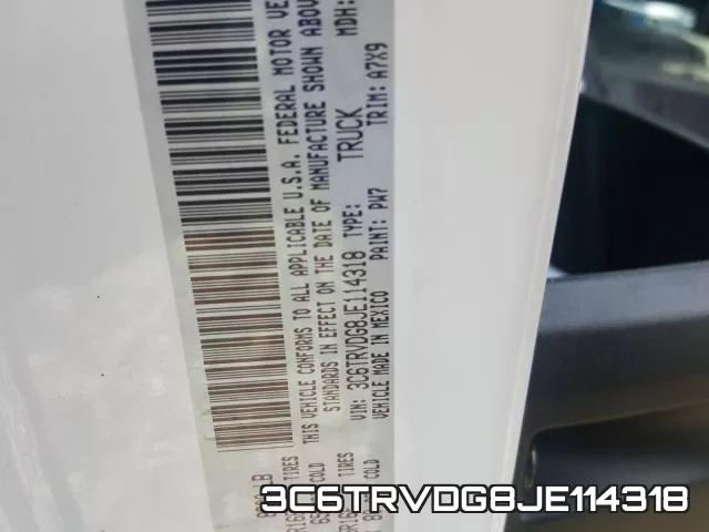 3C6TRVDG8JE114318 фото 2