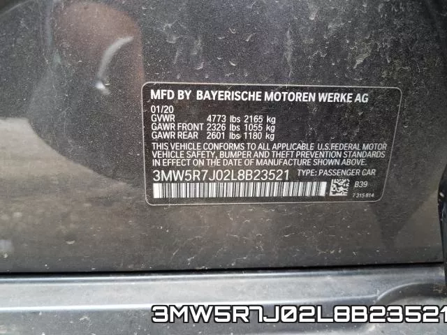 3MW5R7J02L8B23521 фото 2
