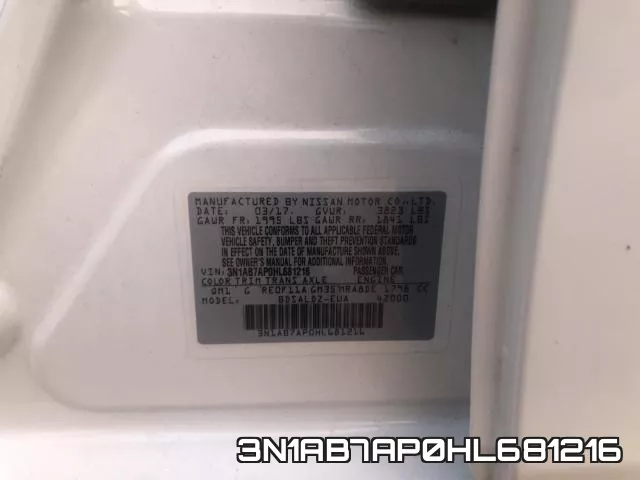 3N1AB7AP0HL681216 фото 2
