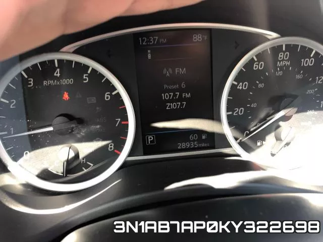 3N1AB7AP0KY322698 фото 9