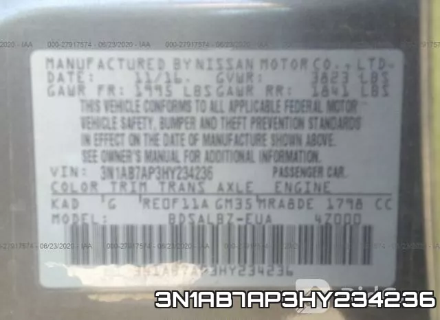 3N1AB7AP3HY234236 фото 10
