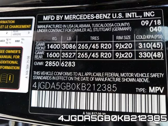 4JGDA5GB0KB212385 фото 2
