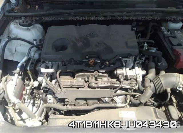 4T1B11HK8JU043430 фото 2