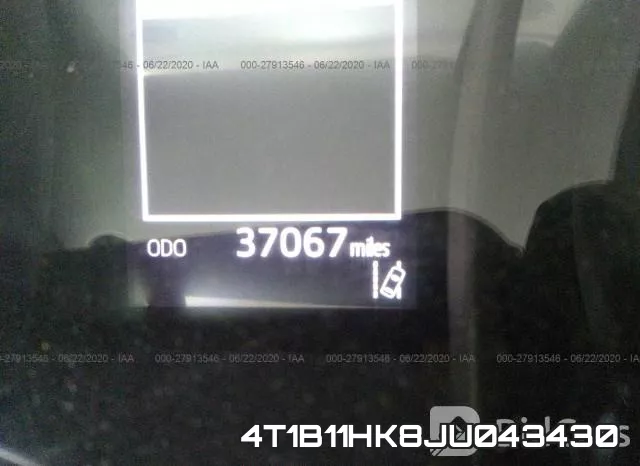 4T1B11HK8JU043430 фото 8