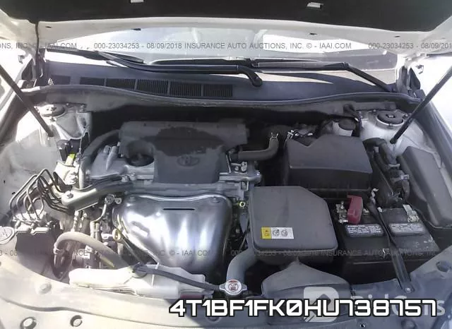 4T1BF1FK0HU738757 фото 2