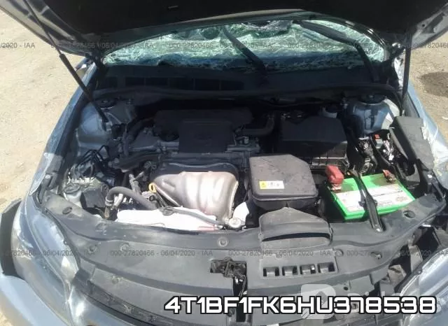 4T1BF1FK6HU378538 фото 2