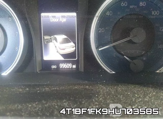 4T1BF1FK9HU703585 фото 8