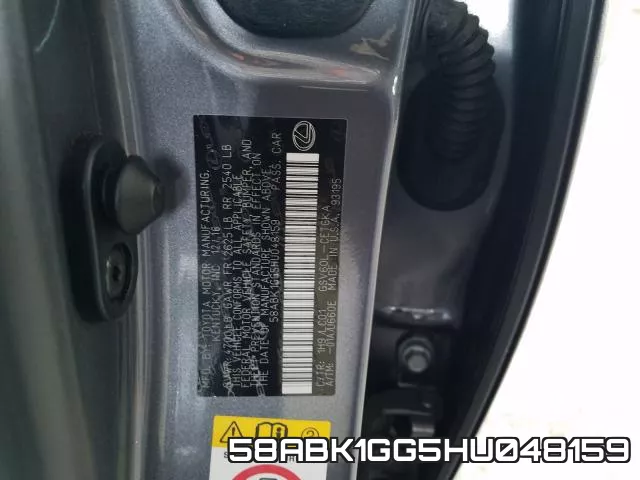 58ABK1GG5HU048159 фото 2