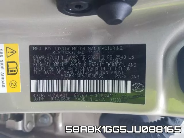 58ABK1GG5JU088165 фото 2