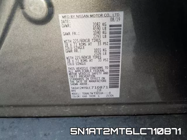5N1AT2MT6LC710871 фото 2