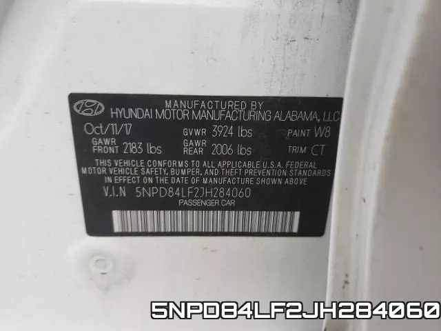 5NPD84LF2JH284060 фото 2