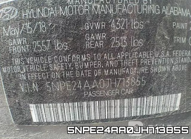 5NPE24AA0JH713855 фото 10