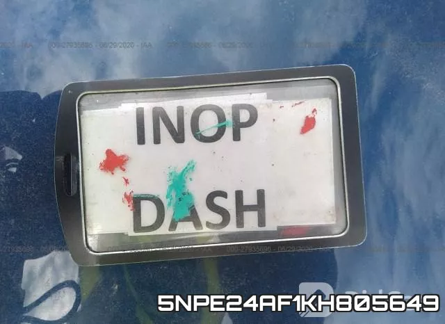 5NPE24AF1KH805649 фото 8