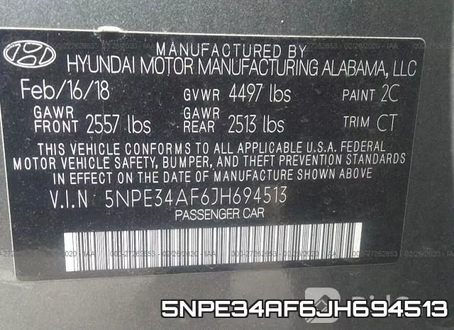 5NPE34AF6JH694513 фото 10