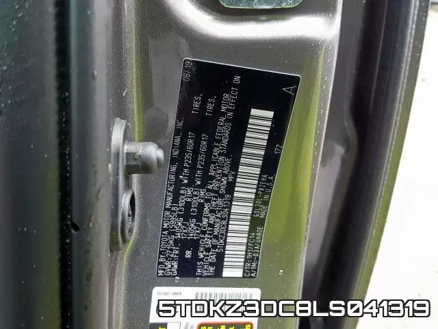 5TDKZ3DC8LS041319 фото 2