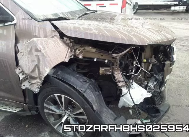 5TDZARFH8HS025954 фото 7