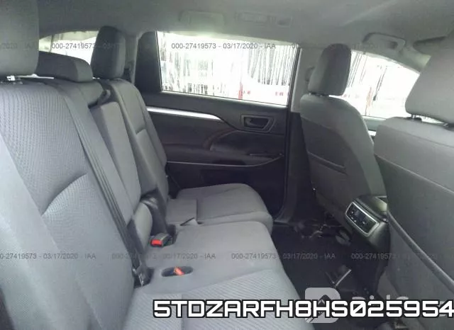 5TDZARFH8HS025954 фото 9