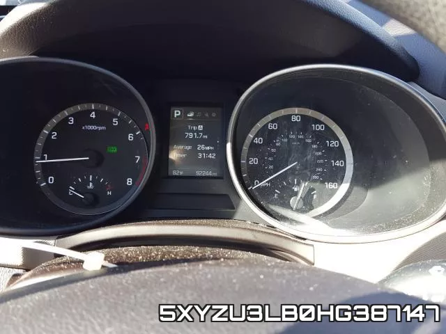 5XYZU3LB0HG387147 фото 9